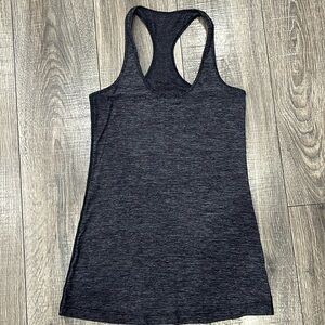 Lululemon Cool Racerback blue Heather tank size 6